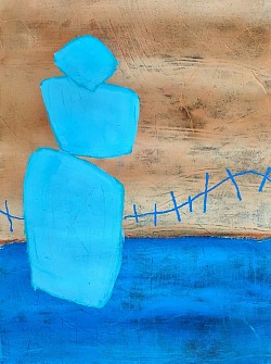 Toad Stools -   Acrylic on paper      $350