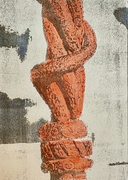 Twisted        Gelli print   11 x 14             $250